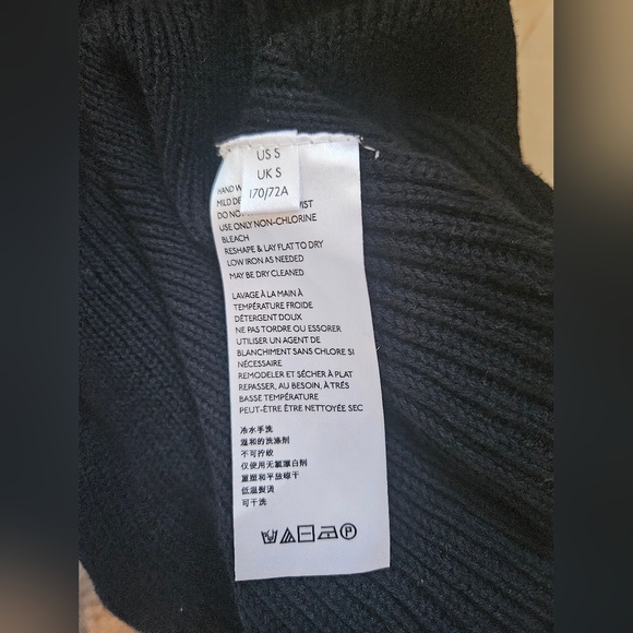 🔥NWT free people ribbed sweater skirt black size small - Picture 10 of 10